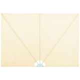 Tenda Laterale per Terrazza Pieghevole Crema 240x160 cm