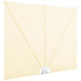 Tenda Laterale per Terrazza Pieghevole Crema 240x160 cm