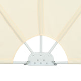 Tenda Laterale per Terrazza Pieghevole Crema 240x160 cm