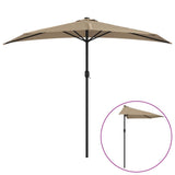 Ombrellone da Balcone Palo in Alluminio Talpa 270x144 cm a Metà