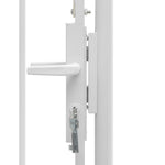Cancello da Giardino in Acciaio 1x1,75 m Bianco