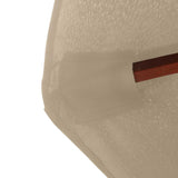 Ombrellone da Esterni con Palo in Legno 350 cm Grigio Talpa