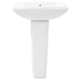 Lavandino a Colonna in Ceramica Bianca 580x470x200 mm