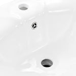 Lavandino a Colonna in Ceramica Bianca 580x510x200 mm