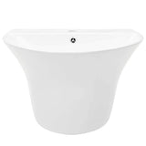 Lavabo Bianco 56 x 48 x 42 cm Ceramica Smaltata