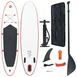 Set Tavola Gonfiabile da SUP Rosso e Bianco