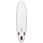 Set Tavola Gonfiabile da SUP Rosso e Bianco