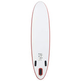 Set Tavola Gonfiabile da SUP Rosso e Bianco