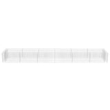 Gabbione Letto Rialzato in Acciaio Zincato 540x90x50 cm