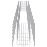 Gabbione Letto Rialzato in Acciaio Zincato 450x50x50 cm