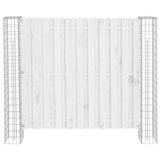 Palo della recinzione 2 pcs Argento 20 x 20 x 190 cm Metallo
