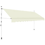 Tenda da Sole Retrattile Manuale 350 cm Crema