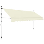 Tenda da Sole Retrattile Manuale 400 cm Crema