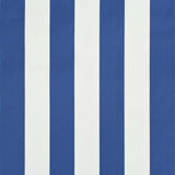 Tenda da Sole Retrattile 250x150 cm Blu e Bianco