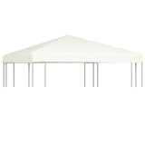 Copertura Superiore per Gazebo 310 g/m 3x3 m Bianco Crema