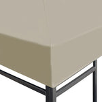 Tetto per Gazebo 310 g/m 3x3 m Beige