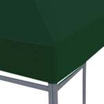 Copertura Superiore per Gazebo 310 g/m 3x3 m Verde