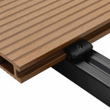 Pavimento da Deck 4 pcs Teak riciclato WPC