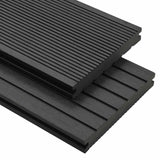 Pavimento da Deck 6 pcs Nero WPC