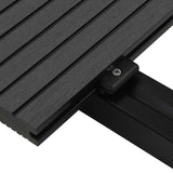 Pavimento da Deck 6 pcs Nero WPC