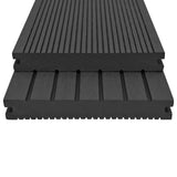 Pavimento da Deck 6 pcs Nero WPC