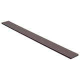 Pavimento da Deck 6 pcs Marrone Scuro WPC