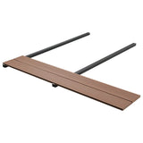 Pavimento da Deck 4 pcs Marrone Chiaro WPC