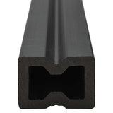 Pavimento da Deck 4 pcs Marrone Chiaro WPC
