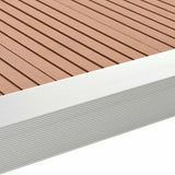 Profili Angolari per Decking in Alluminio 170 cm Argento