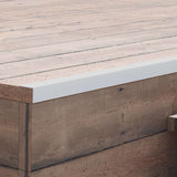 Profili Angolari per Decking in Alluminio 170 cm Argento