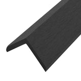 Profili Angolari per Bordi 5pz in WPC 170 cm Nero