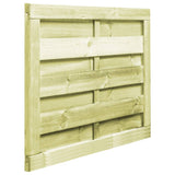 Cancello da Giardino in Legno di Pino Impregnato 100x75cm Verde
