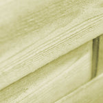 Cancello da Giardino in Legno di Pino Impregnato 100x75cm Verde