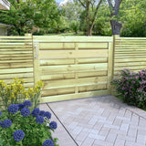 Cancello da Giardino in Legno di Pino Impregnato 100x75cm Verde