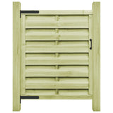 Cancello da Giardino Legno di Pino Impregnato 100x125 cm Verde