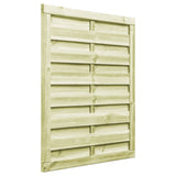 Cancello da Giardino Legno di Pino Impregnato 100x125 cm Verde