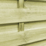 Cancelli da Giardino 2pz Legno Impregnato Pino 150x75 cm Verde