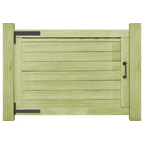 Cancello da Giardino in Legno di Pino Impregnato 75x100 cm