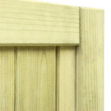 Cancello da Giardino in Legno di Pino Impregnato 75x100 cm