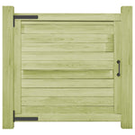 Cancello da Giardino in Legno di Pino Impregnato 100x100 cm