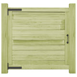 Cancello da Giardino in Legno di Pino Impregnato 100x100 cm