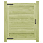 Cancello da Giardino in Legno di Pino Impregnato 125x100 cm