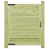 Cancello da Giardino in Legno di Pino Impregnato 125x100 cm