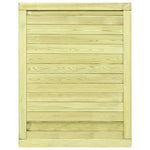 Cancello da Giardino in Legno di Pino Impregnato 125x100 cm