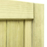 Cancello da Giardino in Legno di Pino Impregnato 125x100 cm
