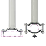 Tenda da Sole Laterale Retrattile 140 x 300 cm Grigia