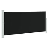Tenda da Sole Laterale Retrattile 140 x 300 cm Nera