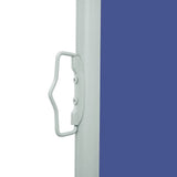 Tenda da Sole Laterale Retrattile 140 x 300 cm Blu