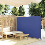 Tenda da Sole Laterale Retrattile 140 x 300 cm Blu