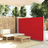Tenda da Sole Laterale Retrattile 140 x 300 cm Rossa